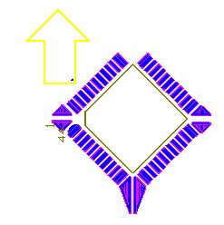 OFP和PLCC型集成塊如采用紅膠工藝過(guò)波峰,需采用斜角45度方式擺放，且每邊的最后一個(gè)引腳均需添加盜錫焊盤