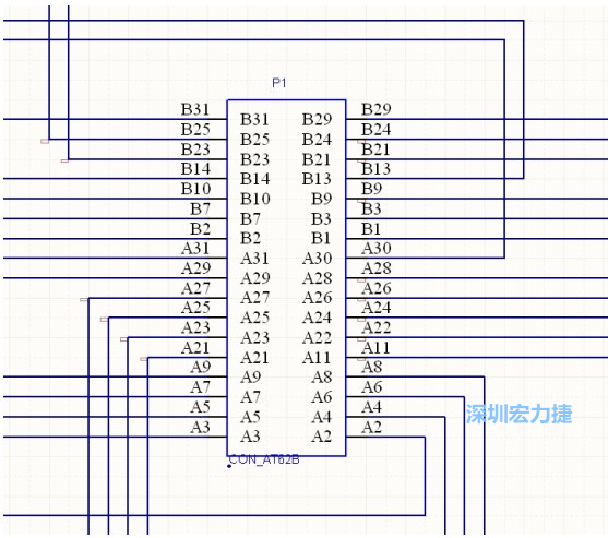 雙擊 1.SchDoc，文件可以被正常打開，下圖是其中的一部分：