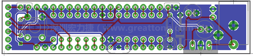 以上就是布線的所有步驟了。接下來就只剩下絲?。╯ilk-screen）、建立Gerber檔跟drill檔和送去印刷電路板廠制作的步驟。